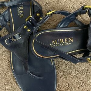 Ralph Lauren Navy Sandals